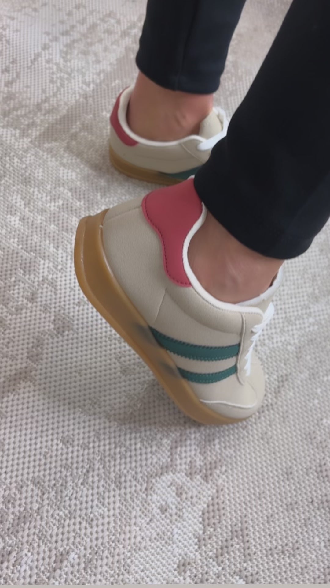 Paloma Stone Side Stripe Sneakers