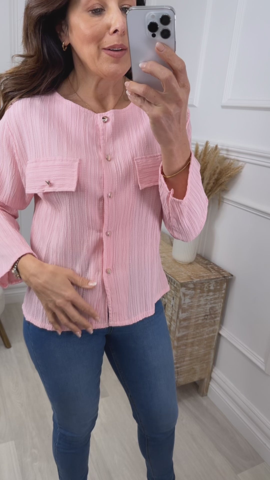 Esther Rose Textured Shirt