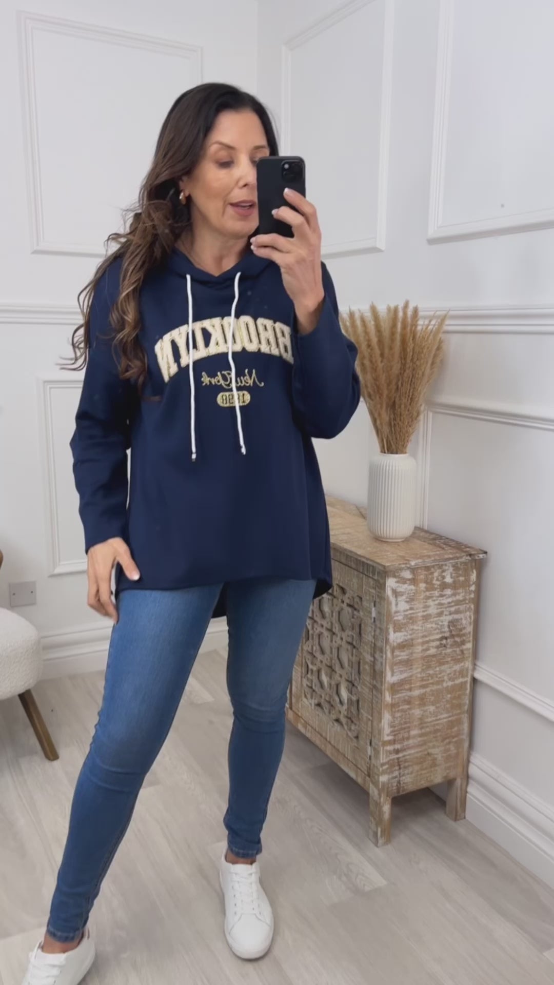 Sasha Navy BROOKLYN Hoodie