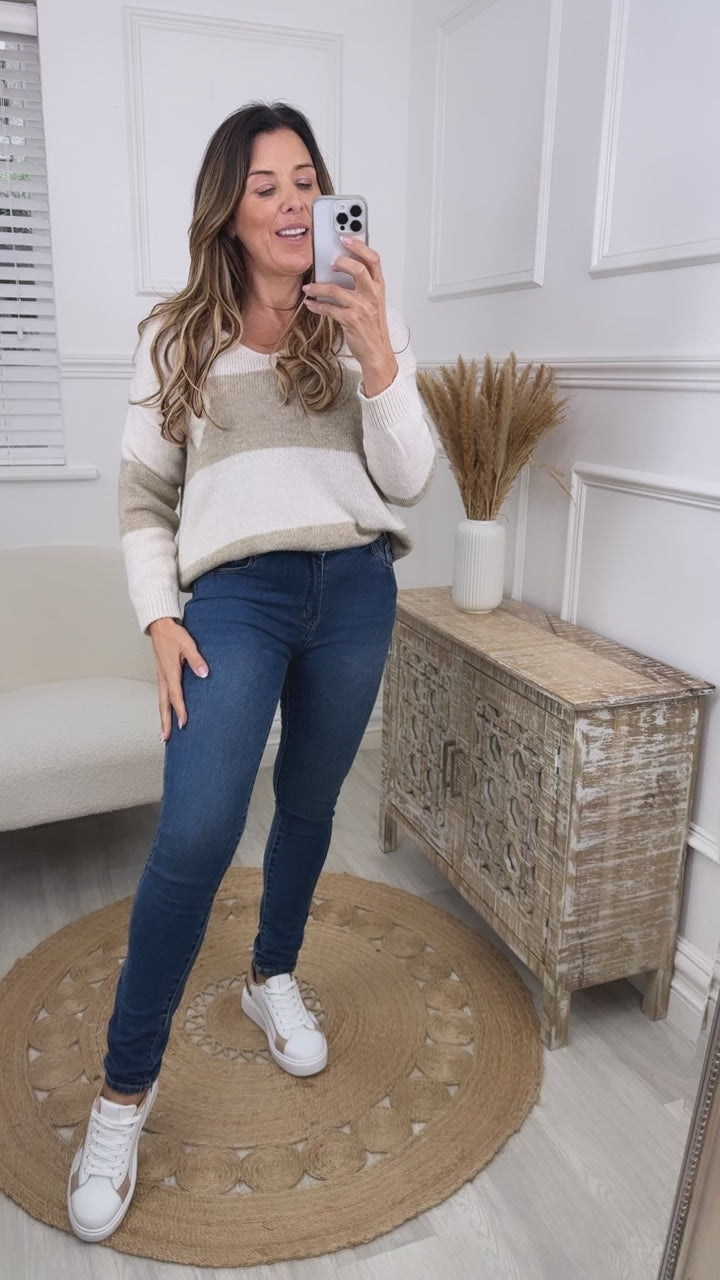 Makenna Blue Skinny Jeans