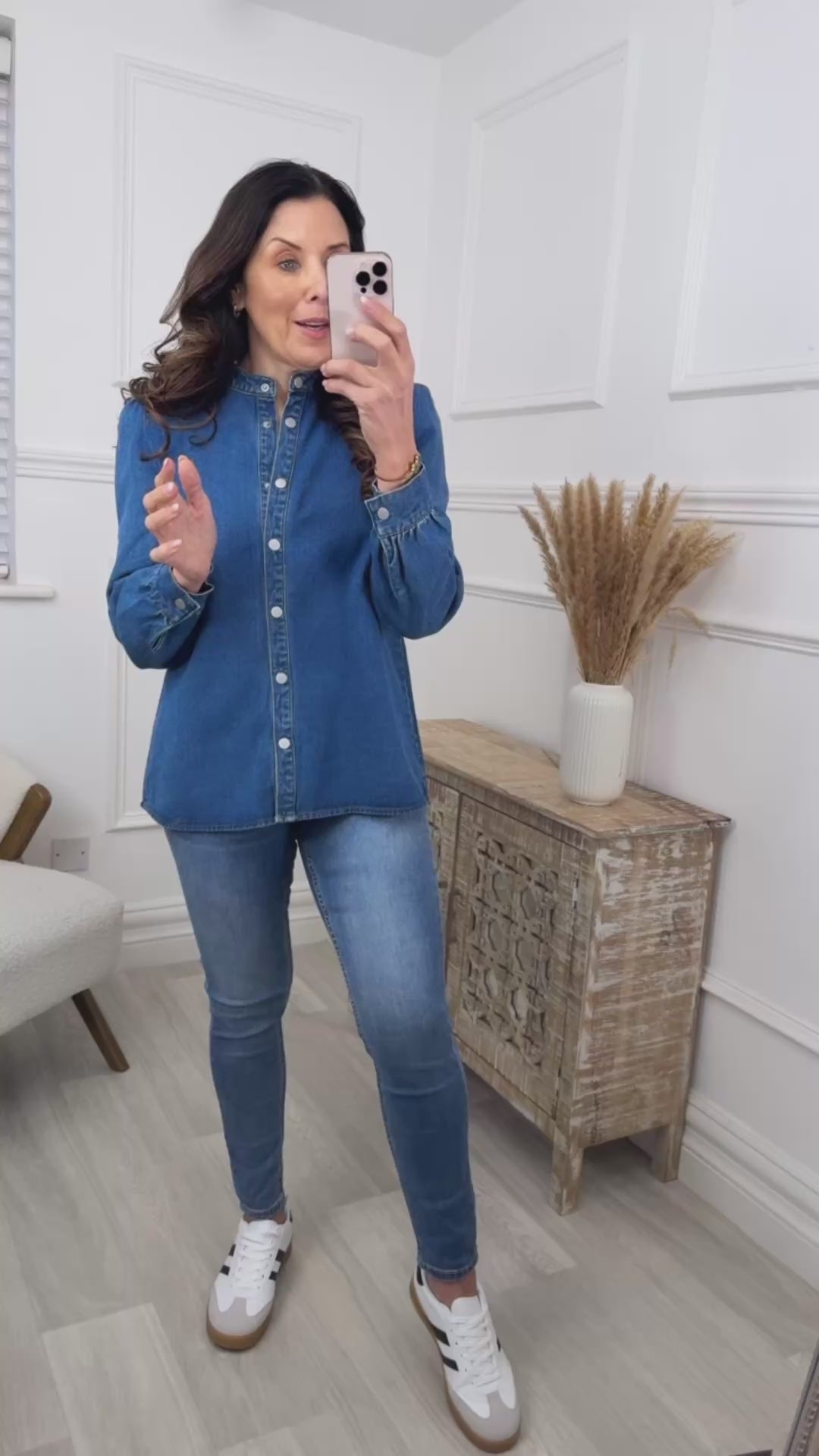 Belle Blue Denim Shirt