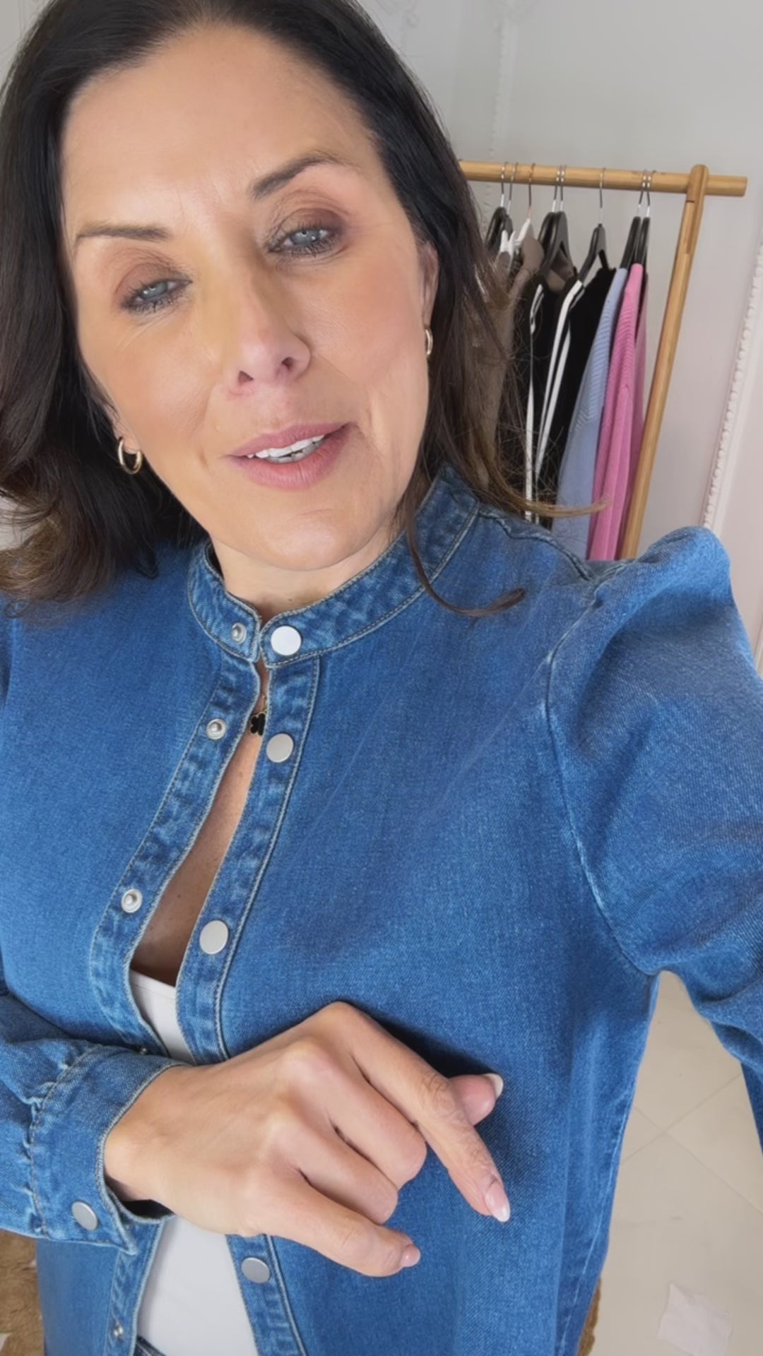 Belle Blue Denim Shirt