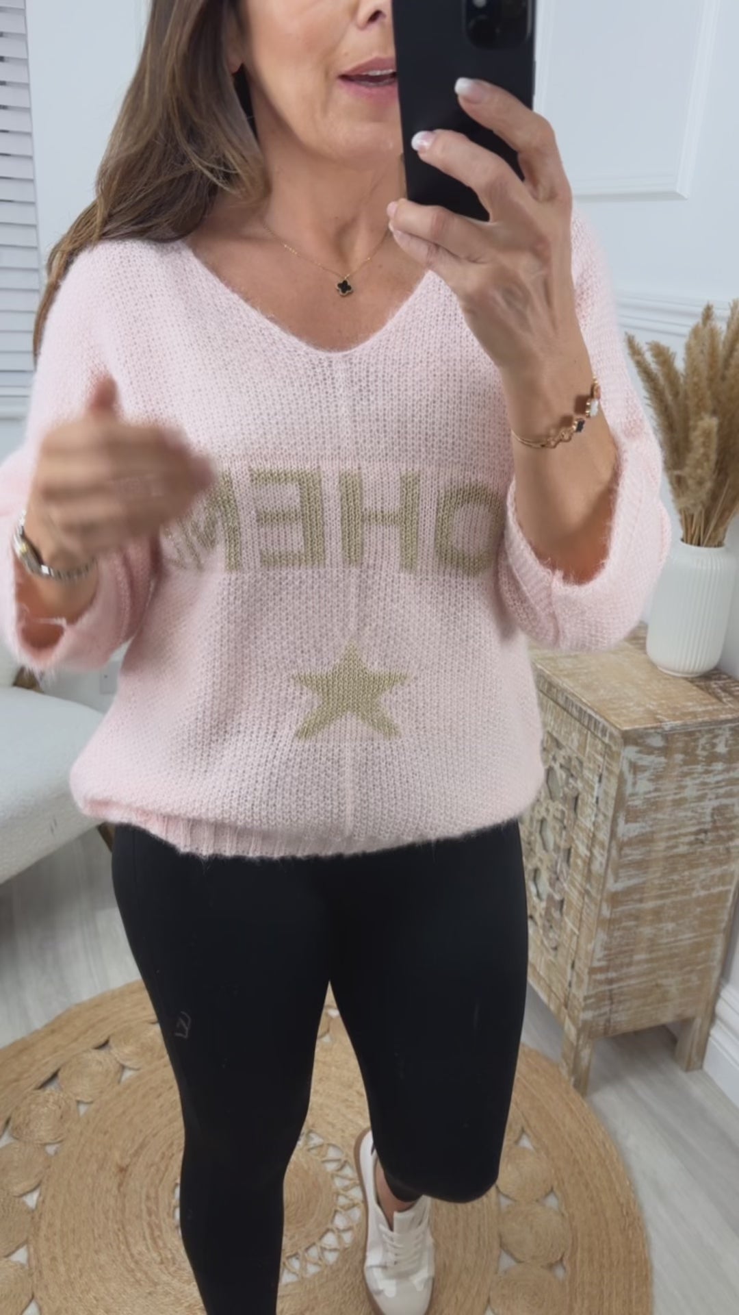 Mikela Pink BOHEME Sweater