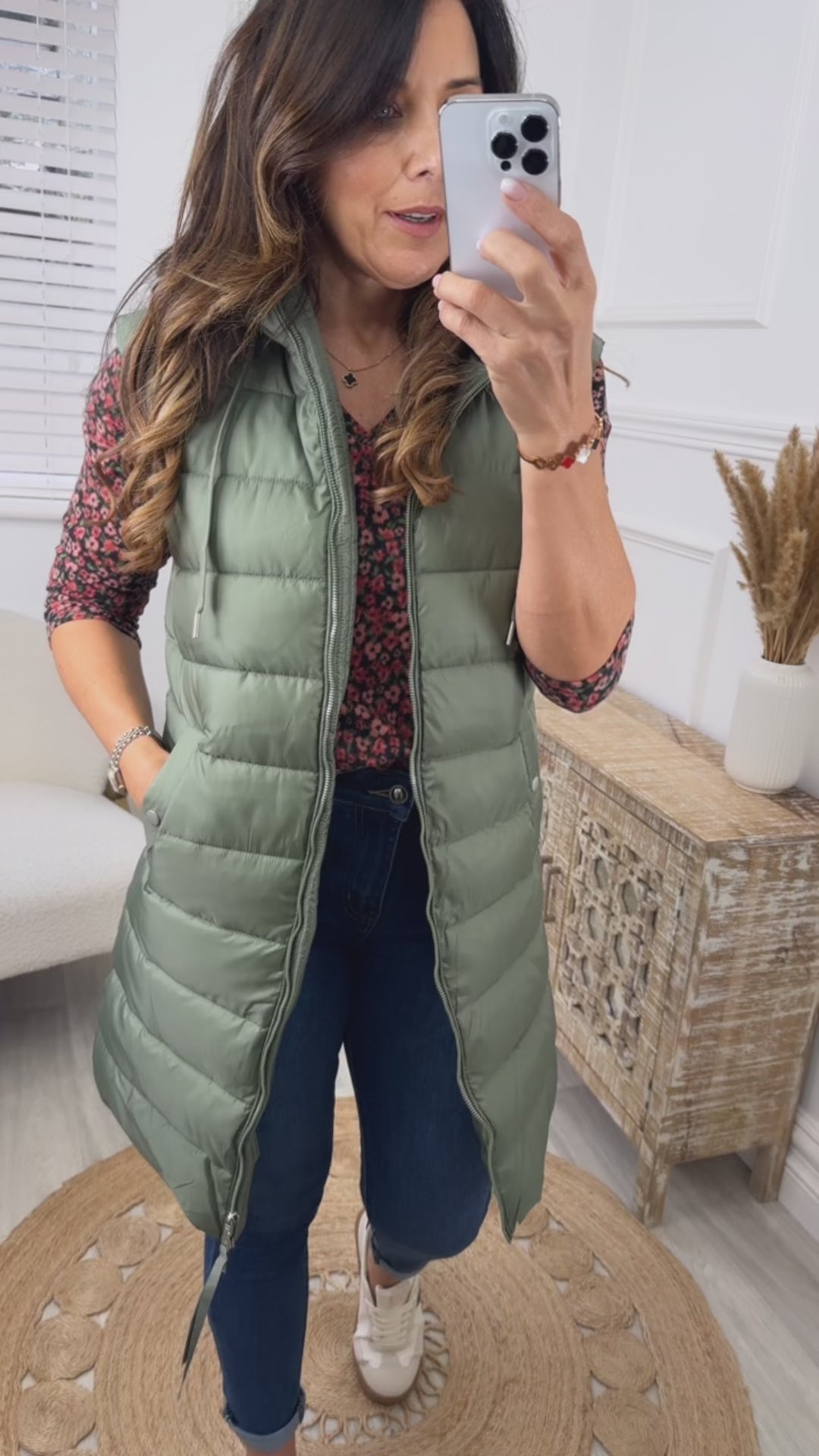 Marcia Green Quilted Gilet