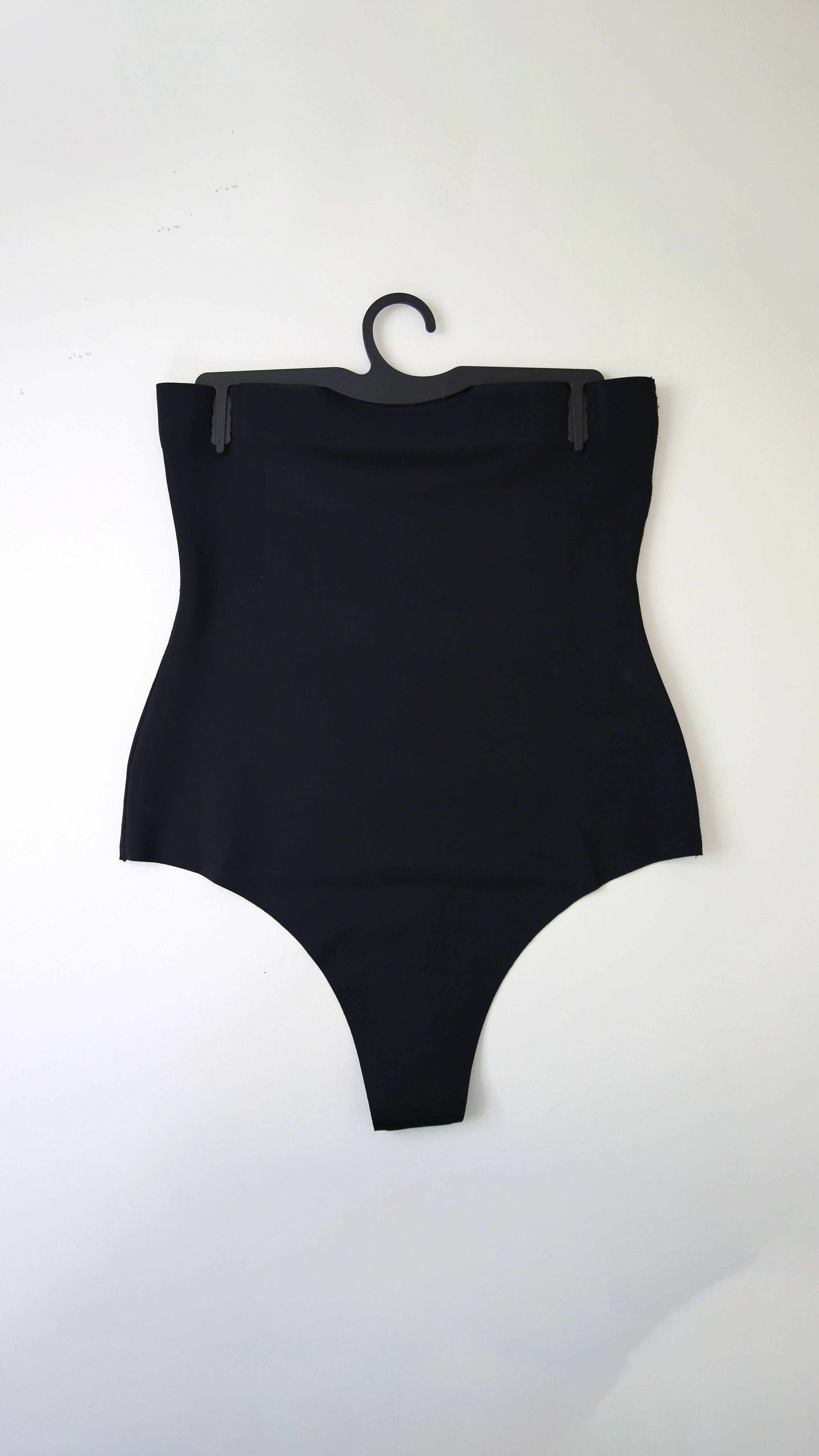 Daisy Black High Waist Shapewear Thong