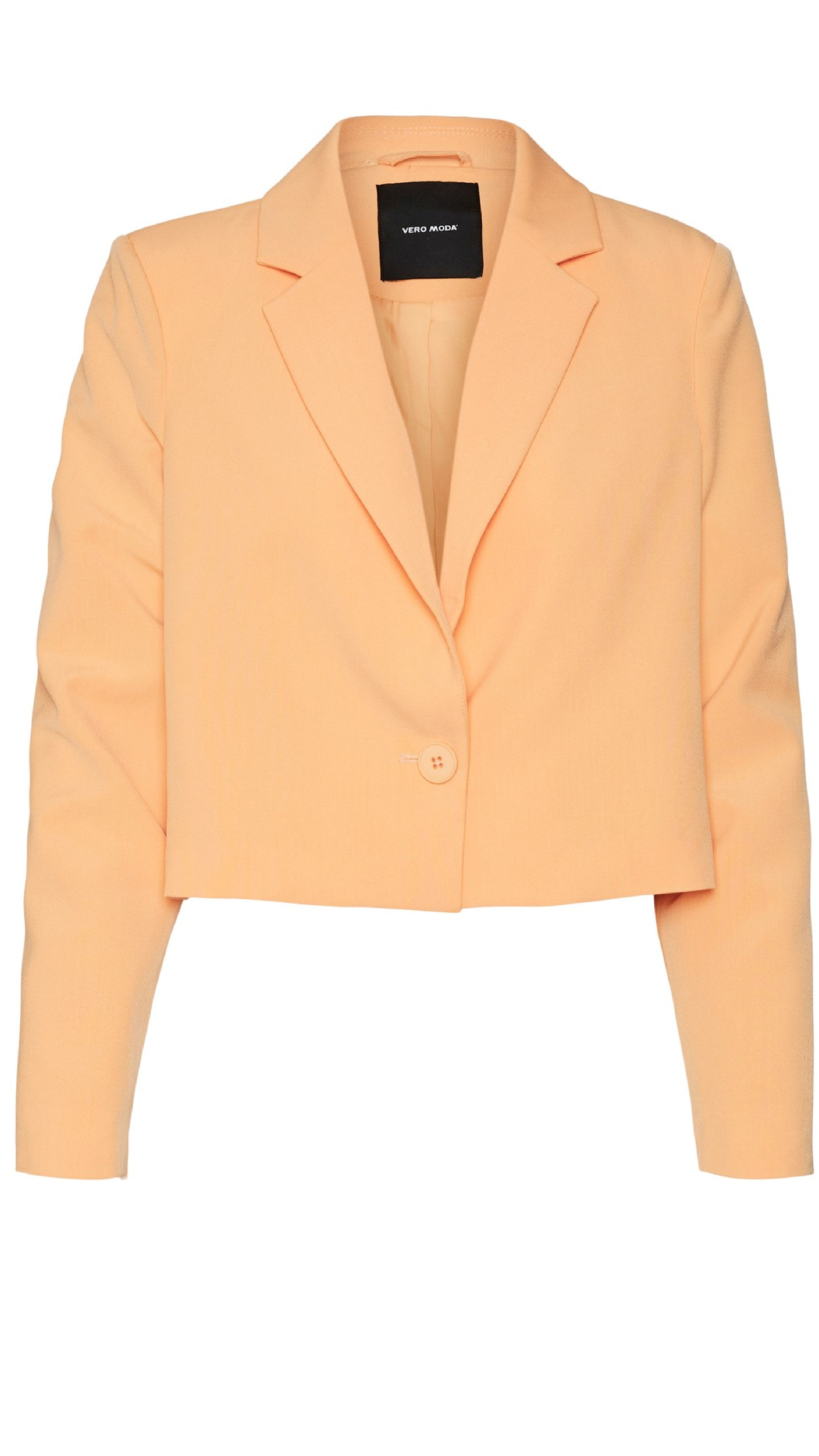 Troian Mock Orange Cropped Blazer
