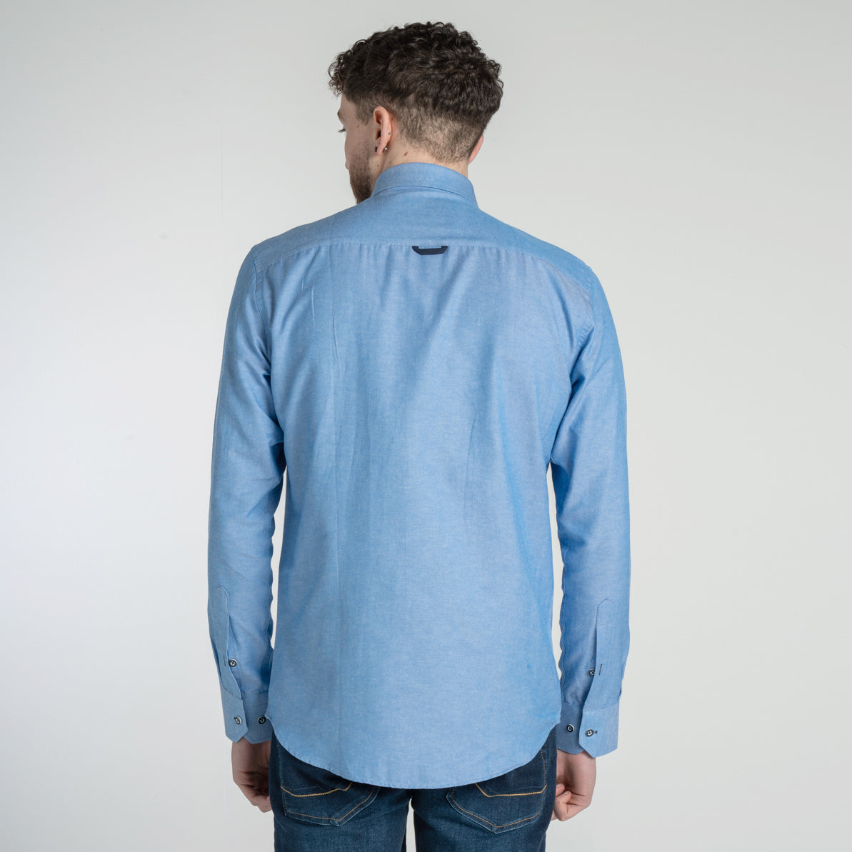 Lolland Chambray Blue Oxford Shirt