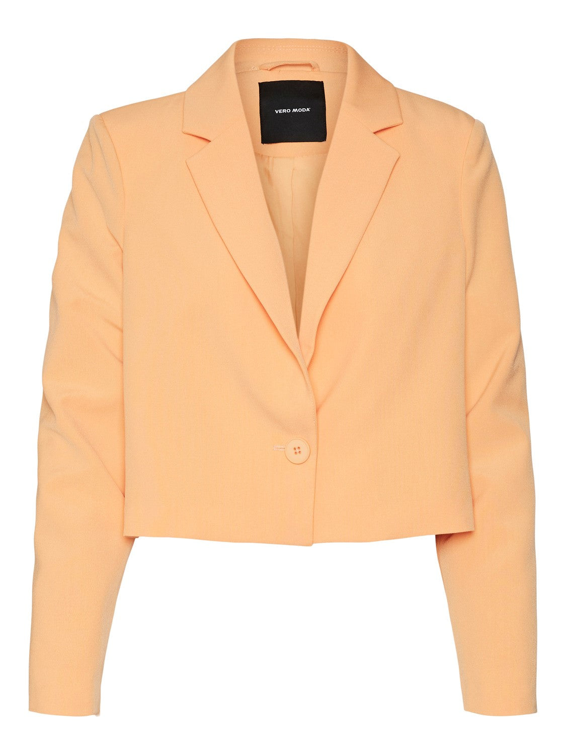 Troian Mock Orange Cropped Blazer