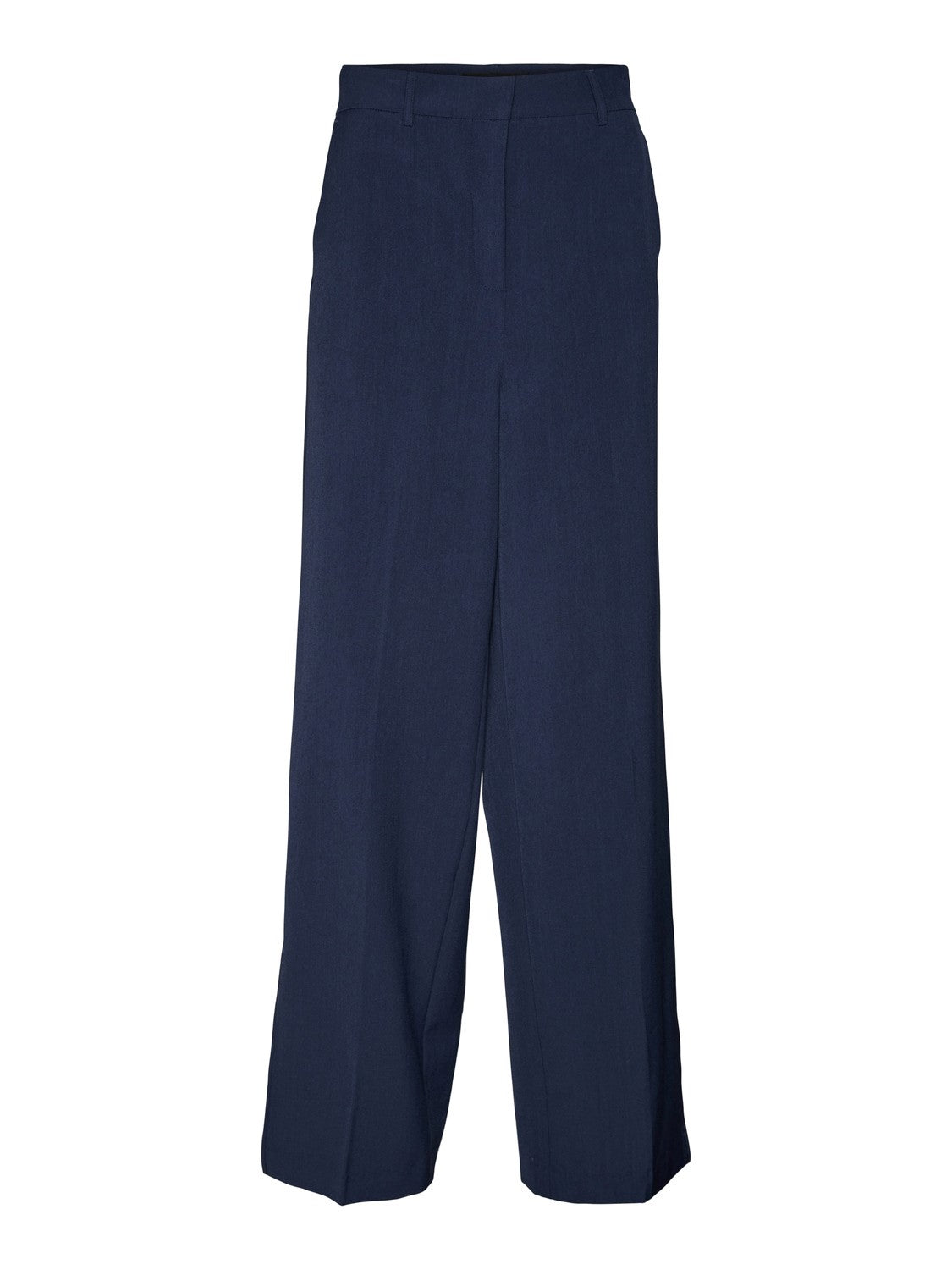 Troiantaia Navy Side Slit Trousers